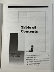 Writers Inc Revising & Editing One~Student Workbook~1991 Staple Bound ~F1 22