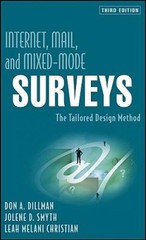 Internet, Mail, and Mixed-Mode Surveys: The Tailored Design Method – VERY GOOD
