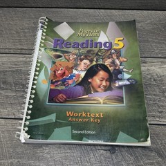BJU Press Reading 5 Lot w/ Teacher’s Edition Parts 1 & 2 – 2nd Edition