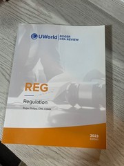 REG 2023 Edition Textbook by UWorld LLC (2022, Trade Paperback)