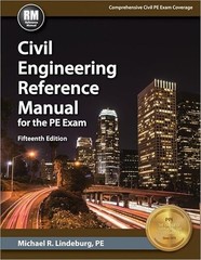 ^Civil Engineering Reference Manual for the PE Exam by Michael R. Lindeburg 15th