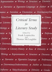 Critical Terms for Literary Study