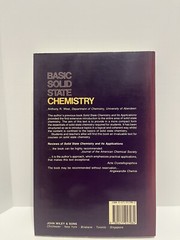 Basic Solid-State Chemistry Abridged Paper by Anthony R. West (1988, Trade…