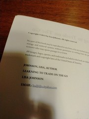 Learning to Trade on The Go by Lisa Johnson Paperback Book