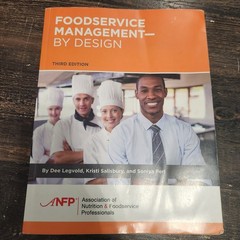 Foodservice Management By Design Third Edition ANFP Legvold Salisbury Perl