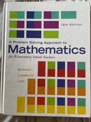 A Problem Solving Approach to Mathematics for Elementary School Teachers 12th Ed
