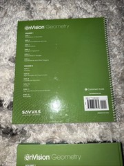 Pearson enVision Geometry Teacher’s Edition Vol 1 & Program Overview