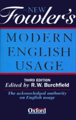 The New Fowler’s Modern English Usage – Hardcover – ACCEPTABLE