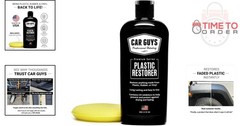 Plastic Restorer Kit 8Oz Rubber Vinyl Surface Protector Auto Detailing