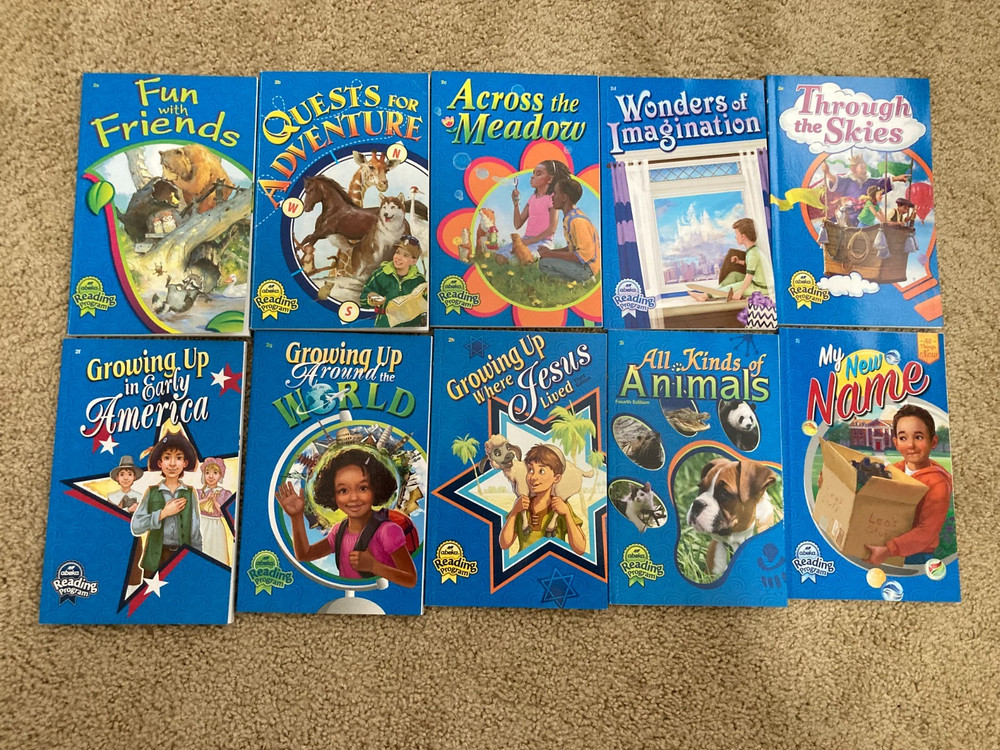 Abeka 2nd Grade Reading Set (10 Readers) CURRENT