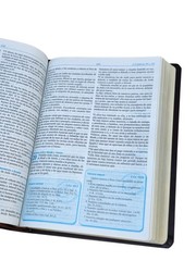 Biblia para la Predicación Pastoral Grande RVR,1960 imitación piel café oscuro