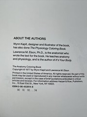 The Anatomy Coloring Book – Paperback By Kapit, Wynn 1977 Unused