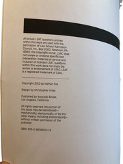 Breaking The LSAT: The Fox Test Prep Guide To A Real LSAT Volume 2 By Nathan Fox