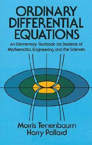 Ordinary Differential Equations (Dover Books on Mathematics) – Paperback – GOOD