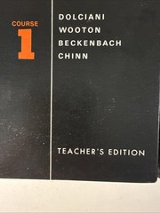 Modern School Mathematics, Course 1, 1970 Dolciani, Teacher & Student SET, Rare