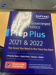 Kaplan Test Prep Ser.: AP U. S. Government and Politics Prep Plus 2021 And 2022