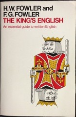 The King’s English: An Essential Guide to W… by Fowler, H. W.; Fowle Paperback