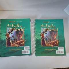 BOB JONES UNIVERSITY BJU Reading 6 As Full as the World 2nd Ed 2003 Homeschool