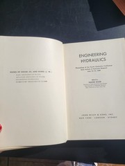 Engineering Hydraulics Hunter Rouse 1949 Hardcover John Wiley & Sons Textbook