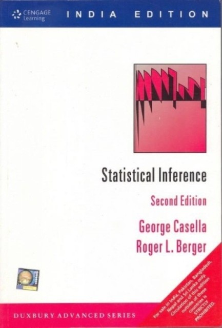 Statistical Inference by George Casella PAPERBACK 9788131503942