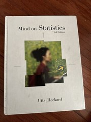 Mind on Statistics by Jessica M. Utts and Robert F. Heckard (2007, Hardcover)
