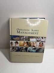 Operations and Supply Management by Richard B. Chase and F. Robert Jacobs