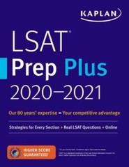 LSAT Prep Plus 2020-2021: Comprehensive LSAT Prep with real LSAT questio – GOOD