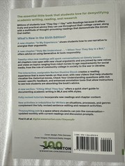 They Say I Say by Cathy Birkenstein and Gerald Graff (2021, Trade Paperback)
