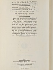 Health Studies (1940) Vintage Health Science Textbook, Gregg & Rowell