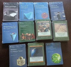 The Great Courses Books & DVD~New Sealed, 11 different Sets~Math~Music~Science &