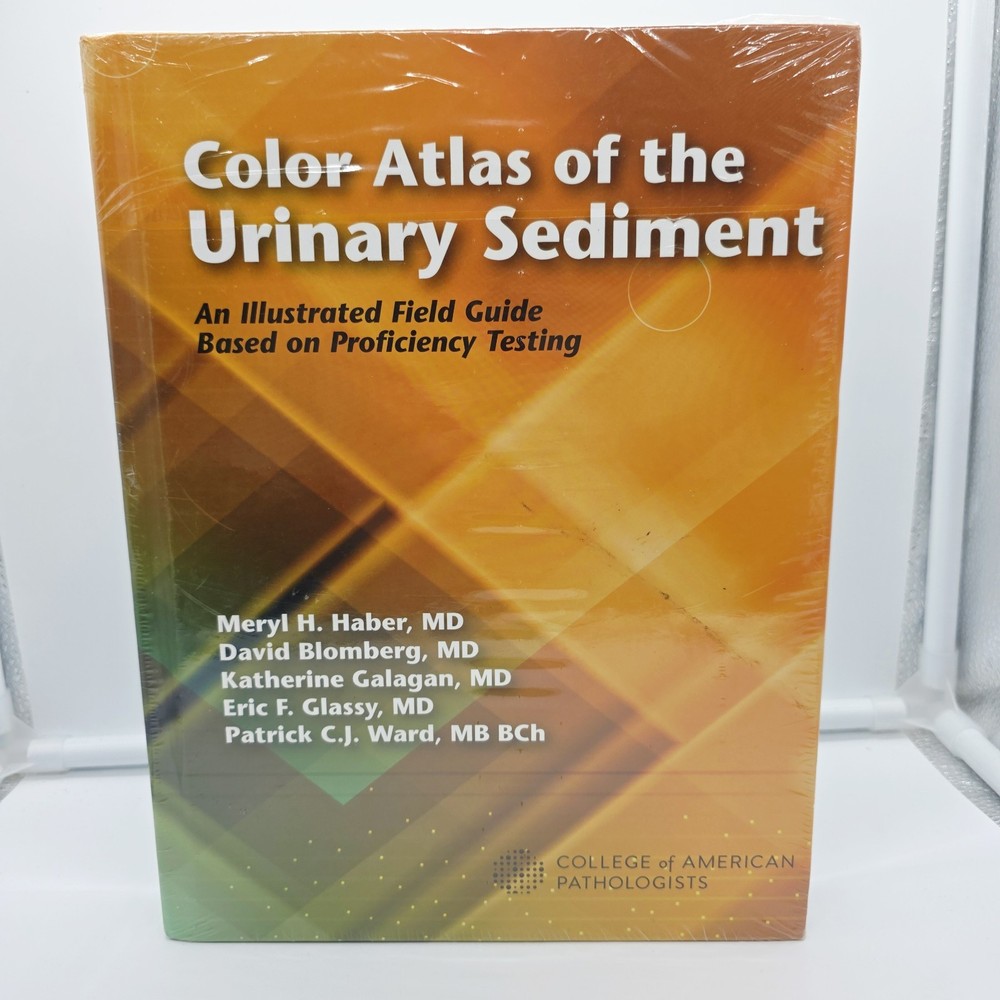Color Atlas of the Urinary Sediment Sealed Hardcover Pathology Medical Book