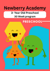 Preschool for 3-year-olds Workbook: 30 weeks complete lesson plans Homeschool