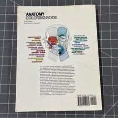 Vintage 1993 Anatomy Coloring Book Wynn Kapit/Lawrence M. Elson 2nd Edition
