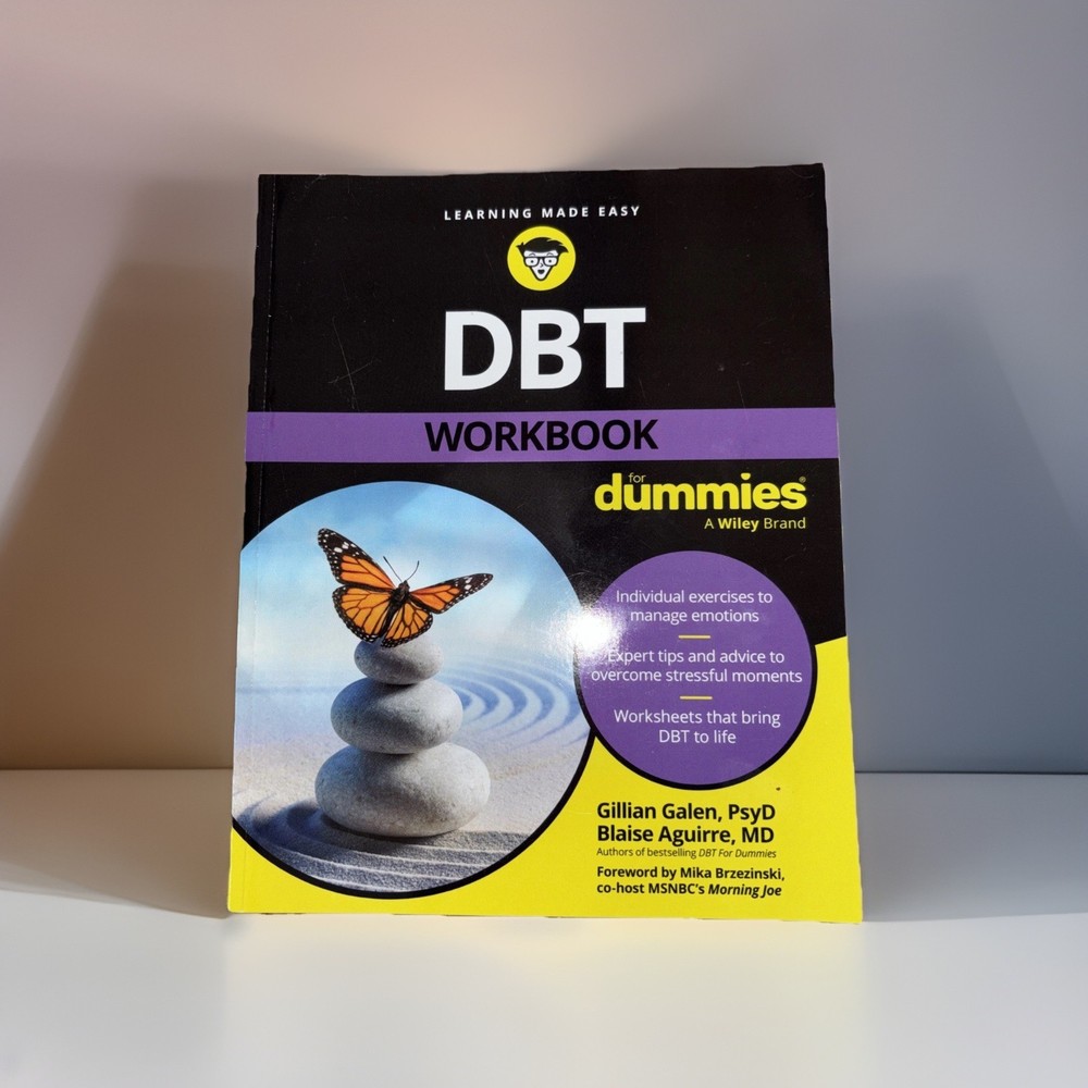 DBT for Dummies by Blaise Aguirre and Gillian Galen (2021, Trade Paperback)