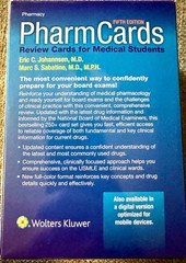 PharmCards by Eric Johannsen & Marc Sabatine (Fifth Edition, Cards,Flash Cards)