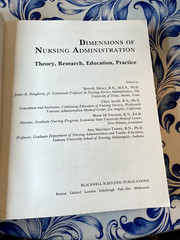 Dimensions of Nursing Administration, Beverly Henry, Oversized Paperback, 1989