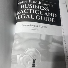 Nurse Practitioner’s Business Practice and Legal Guide by Carolyn Buppert 7th PB