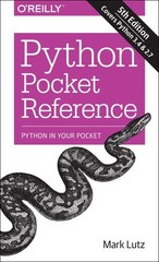 Python Pocket Reference: Python In Your Pocket (Pocket Reference (O’Reilly))…