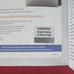 Mosby’s Textbook for Nursing Assistants 10th Edition 2021 Paperback Unused Code