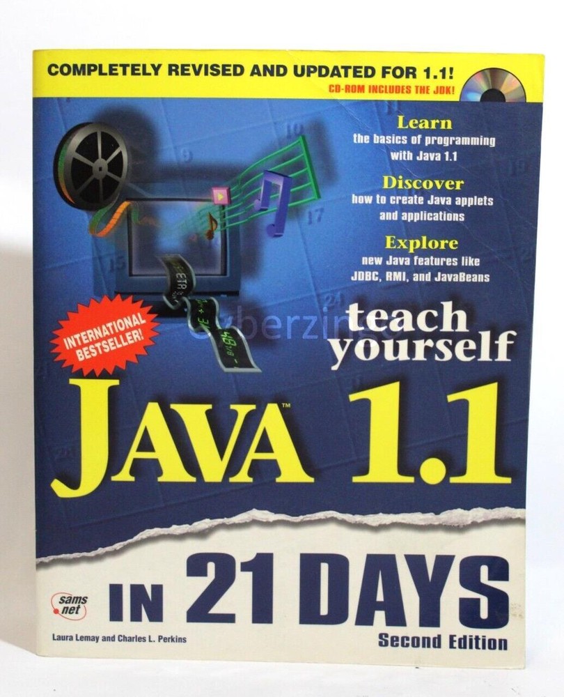 Teach Yourself Java 1.1 In 21 Days Laura Lemay 1997 PREOWNED NO CD-ROM