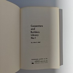 1978 4th Edition Carpenters And Builders Library Tools Joinery John E. Ball