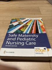 Safe Maternity & Pediatric – Paperback, by Linnard-Palmer EdD MSN – GOOD
