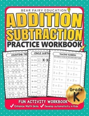Addition Subtraction Practice Workbook .: Kindergarten books, Activity Workb…