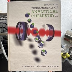 Brooks/Cole Fundamentals of Analytical Chemistry 9th Ed HC 2004 Skoog ISBN