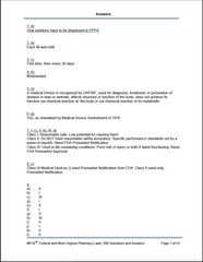 MPJE Federal & WV Pharmacy Law 500 Questions & Answers *Free Ship*