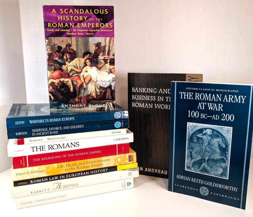 Roman Empire History Books Lot of 12 Cambridge/Oxford/John Hopkins Univer. Press