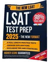 LSAT Test Prep 2025 The Most Complete Guide New LSAT Format Paperback Sterling