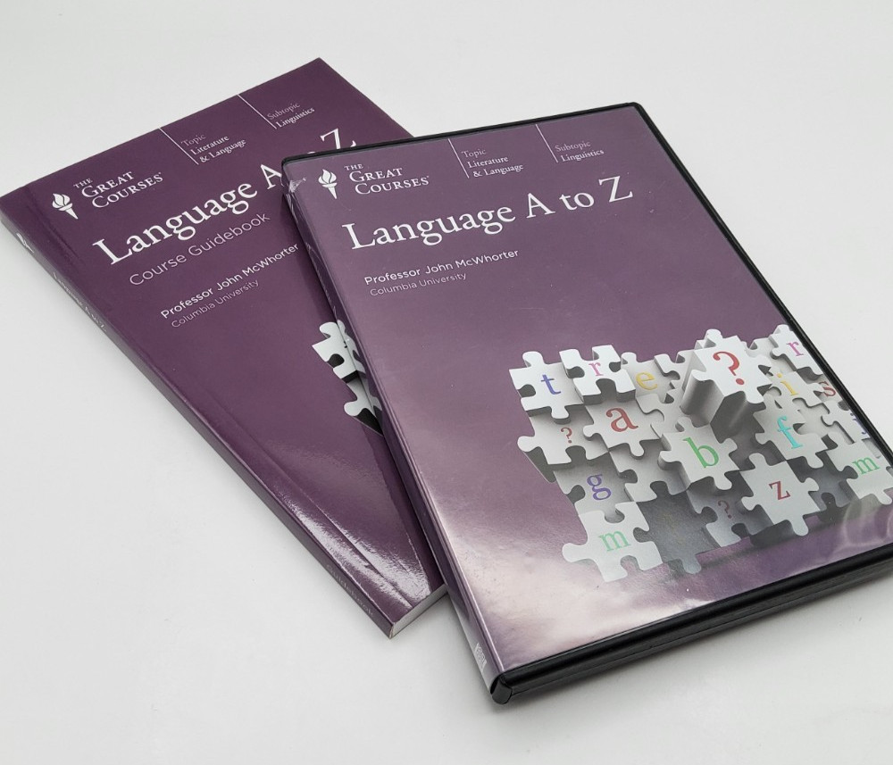 Language A to Z Great Courses DVD Linguistics Course John McWhorter 6 Discs
