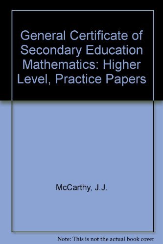 General Certificate of Secondary Education Mathematics: Higher L