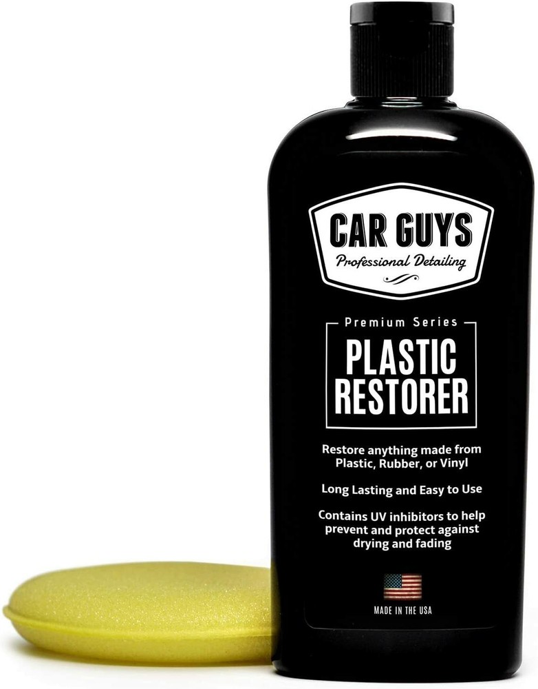 CarGuys Plastic Restorer The Ultimate Solution Bringing Rubber Vinyl Plastic 8oz